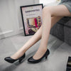 Patent leather Low Heels Shoes Women Professional Shoes Ladies Shallow Mouth Work Shoes Elegant Ladies Office Shoes