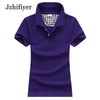 women cotton camisa polo shirt short-sleeve fashion plain shirts top polo femme casual polo shirt 180g cotton shirts