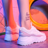 Women Shoes 2019 New Chunky Sneakers For Women Vulcanize Shoes Casual Fashion Dad Shoes Platform Sneakers Basket Femme Krasovki