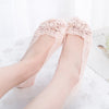 1 Pair Fashion Women Girls Summer Style Lace Flower Short Sock Antiskid Invisible Ankle Socks 2019 charming Non-slip Sox